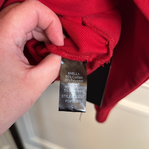 Tuckernuck POMANDER PLACE Red Bode Polo Sweatshirt size large - Picture 10 of 12